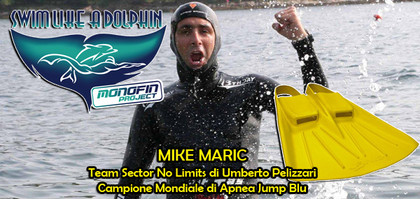 Monopinna nuoto pinnato Mike Maric